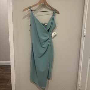 Altar'd State Asymmetrical Blue Dress